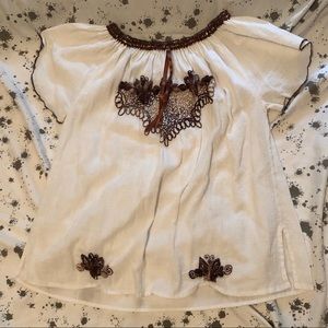 Salvadoran styled embroidered blouses.